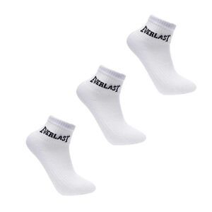 Everlast Childrens/Kids Quarter Socks (Pack of 3) / White